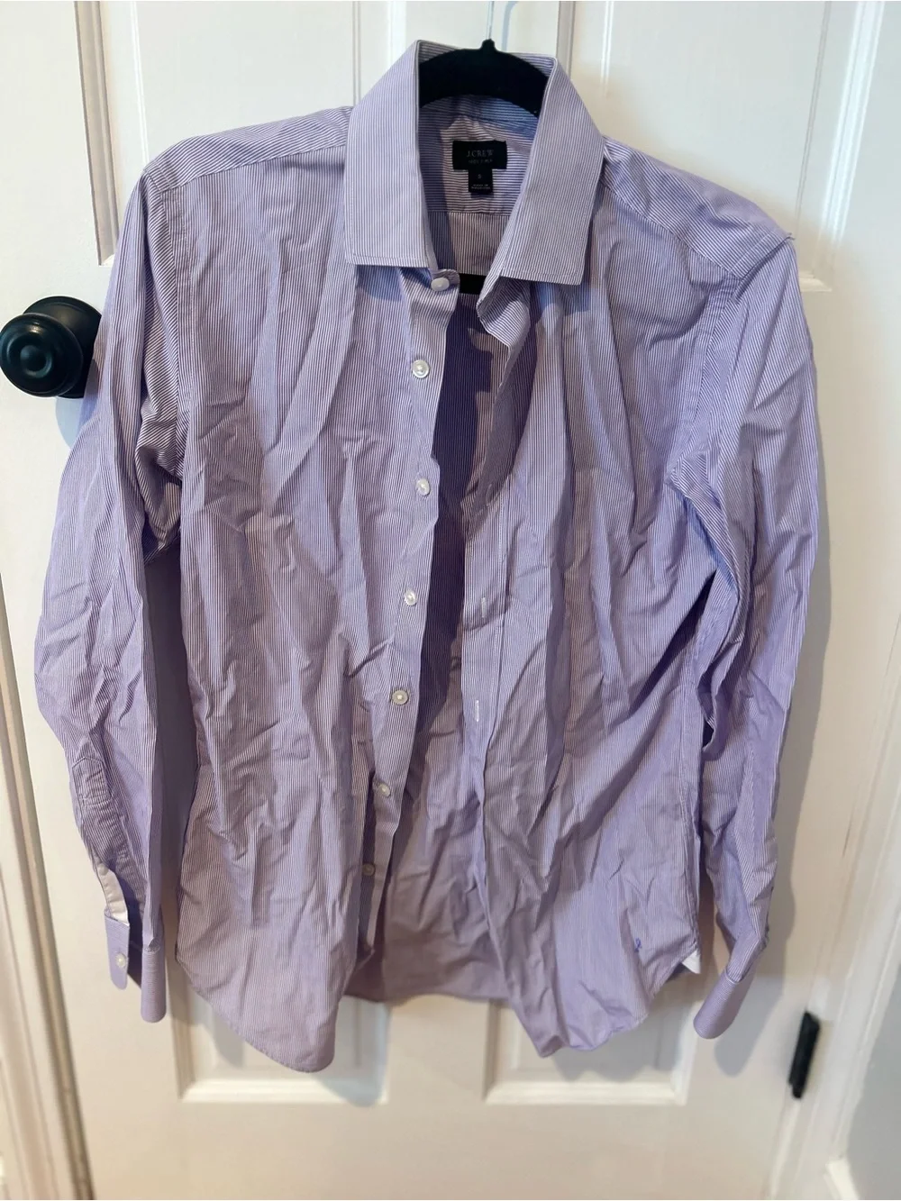 J. Crew Men's Light Lavender Dress Shirt - Classic Collar